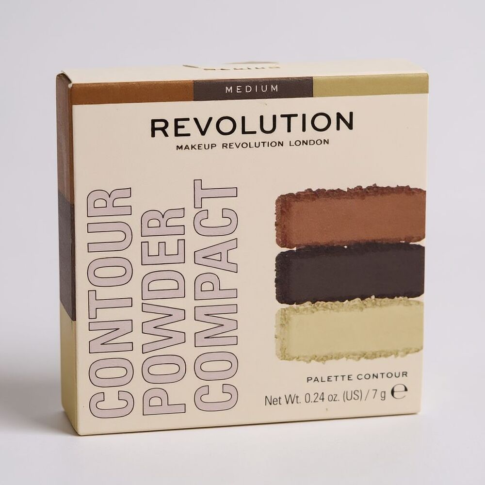 Revolution Contour Powder Palette Compact - Medium 7g / 0.24 oz NEW SEALED